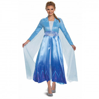 Women's Disney Elsa Frozen Travelling Classic Costume Official