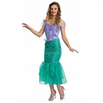 Women's Disney Ariel Little Mermaid Classic Costume Official