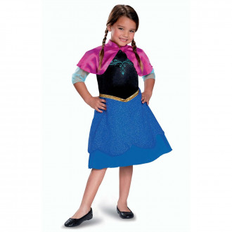 Kids Disney Frozen Anna Traveling Standard Costume Official