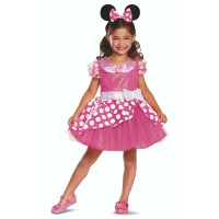 Kids Disney Minnie Mouse Pink Deluxe Costume Official