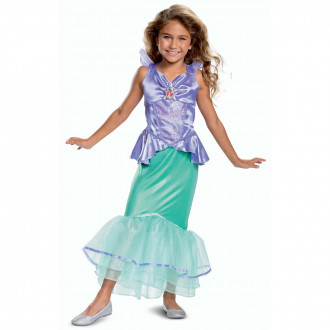 Kids Disney Ariel Little Mermaid Deluxe Costume Official
