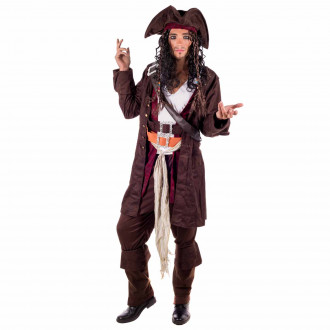 Mens Deluxe Caribbean Pirate Costume