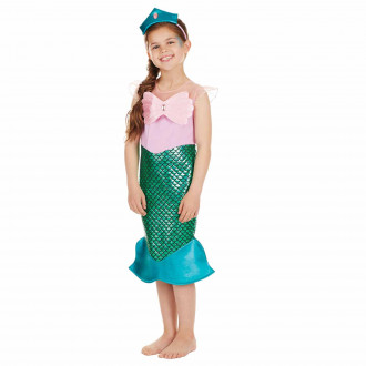 Kids Mermaid Fishtail Dress Costume