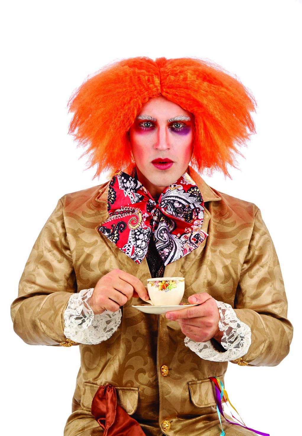 Ginger Curly Hatter Wig