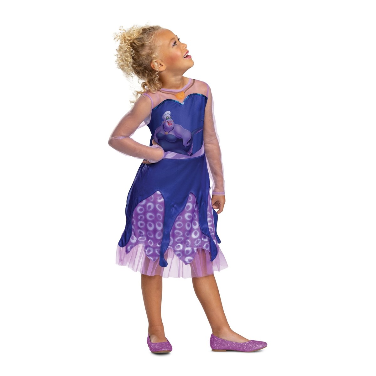 Girls Disney Little Mermaid Ursula Classic Costume