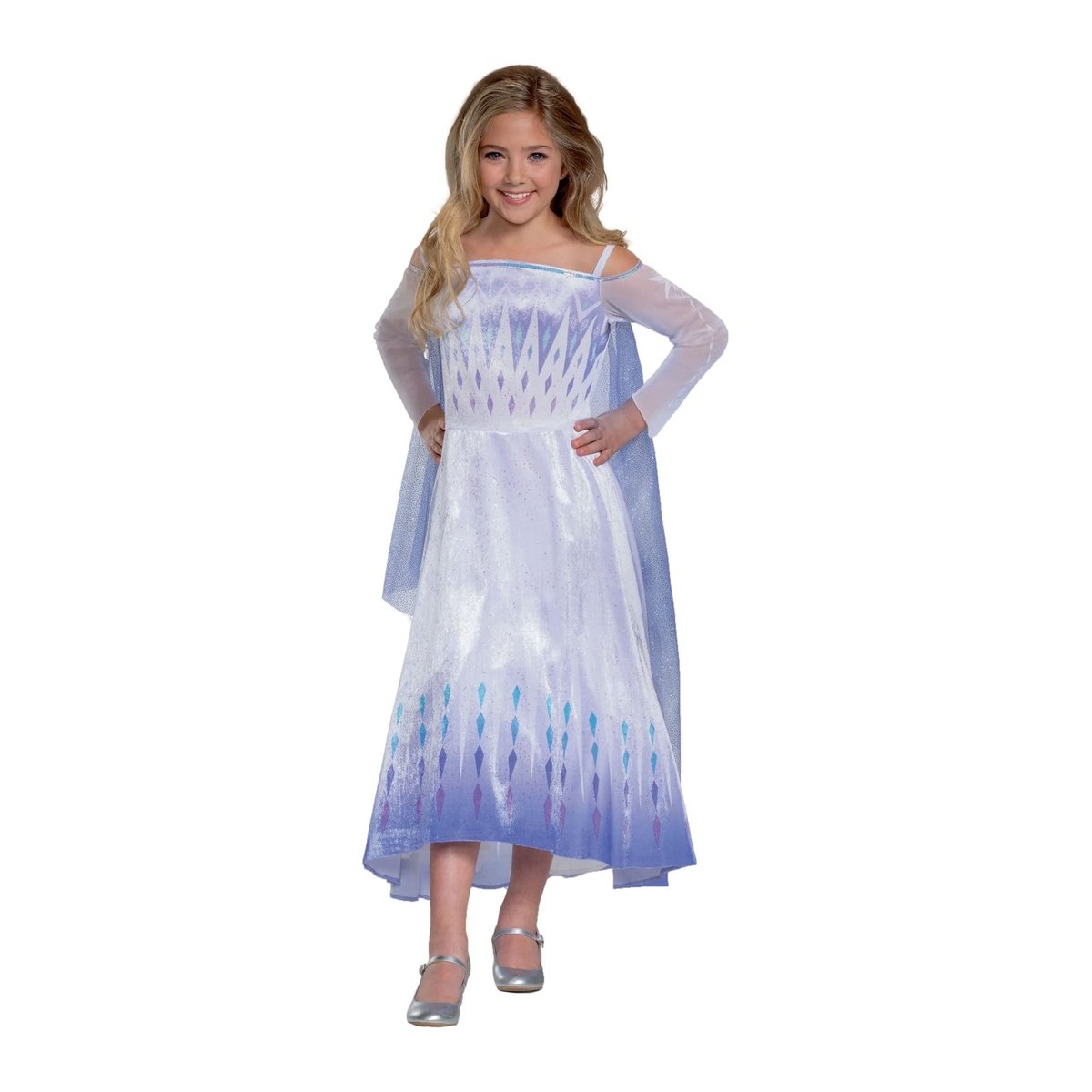 Girls Disney Frozen Snow Queen Elsa Deluxe Costume