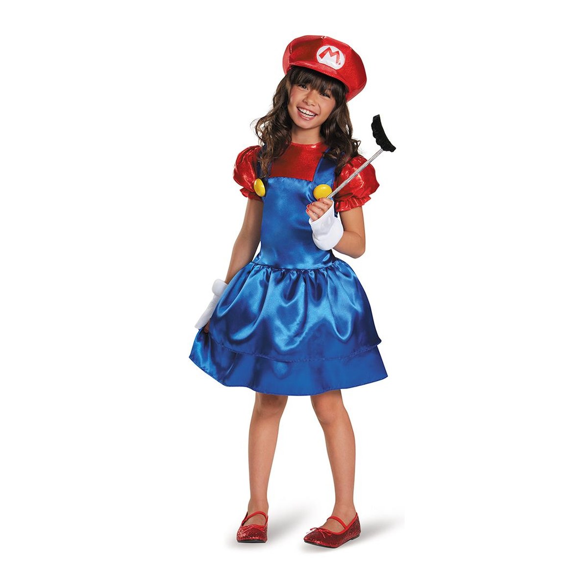 Girls Super Mario Bros Skirt Costume