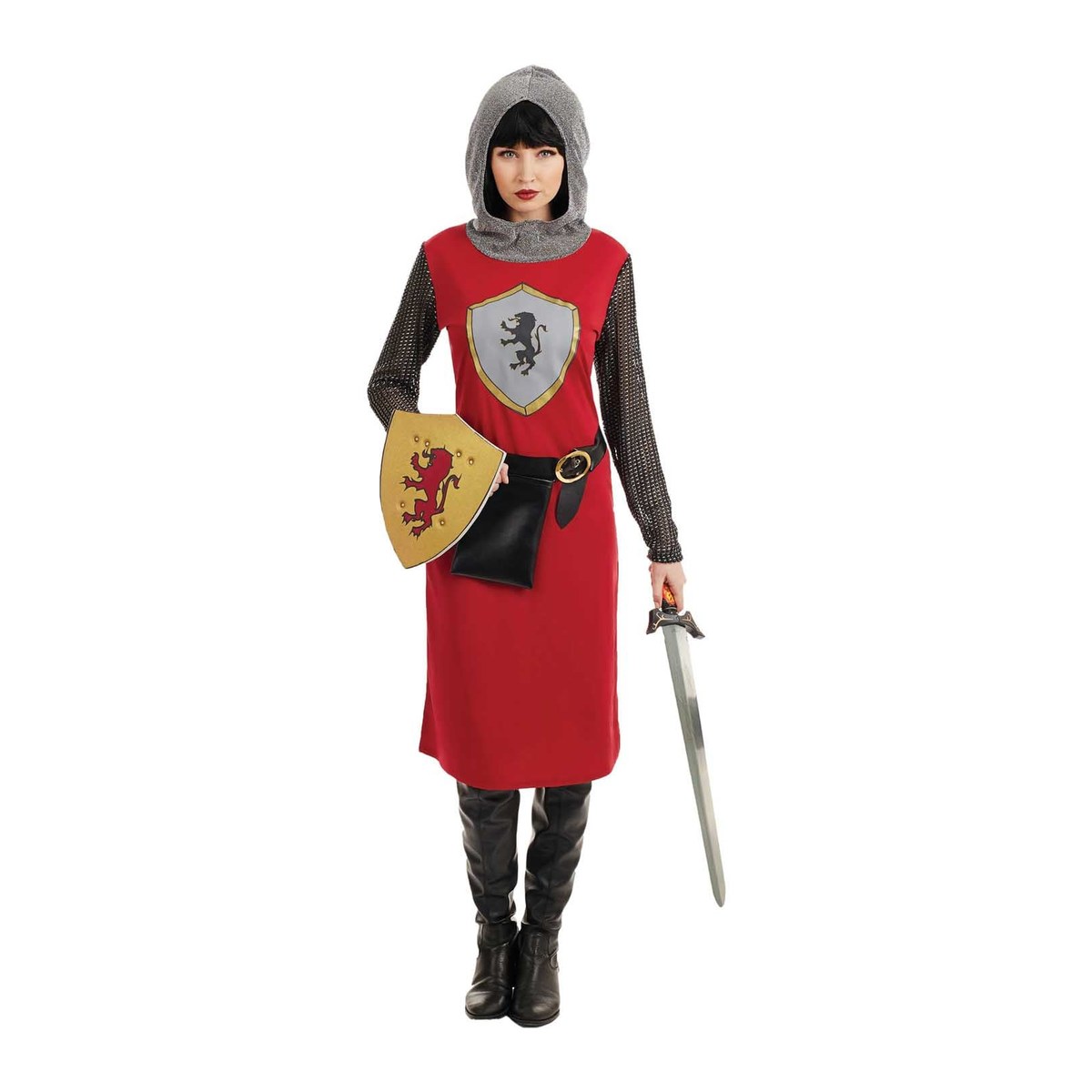 Women's Red Knight Costume