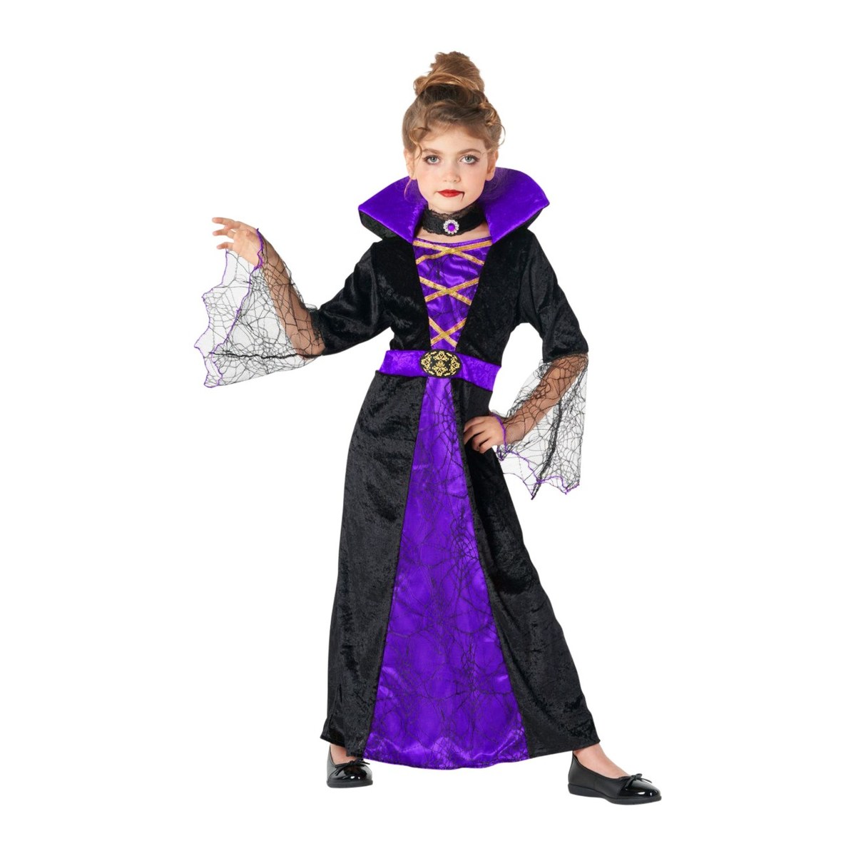 Girls Vampiress Costume Purple