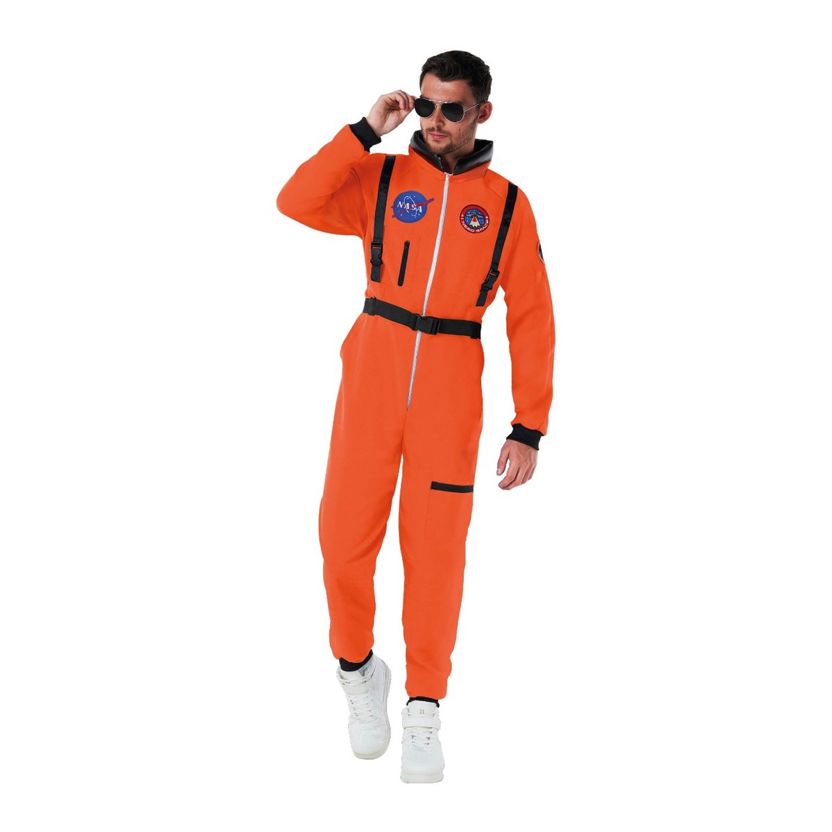 Men's Orange Astronaut Costume