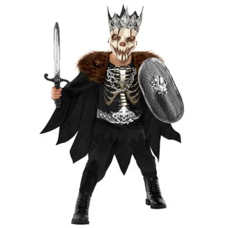 Skeleton Dark King Costume Boys