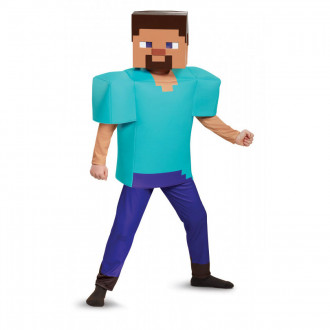 Kids Deluxe Minecraft Steve Costume