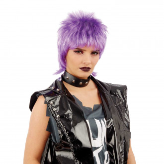 Womens Purple Punk Wig