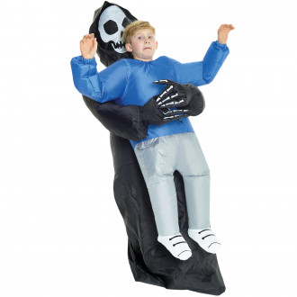 Kids Pick Me Up Grim Reaper Inflatable Costume