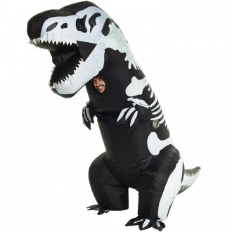 Giant T-Rex Skeleton Inflatable Costume