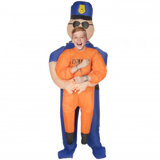Kids Police Pick Me Up Inflatable Costume