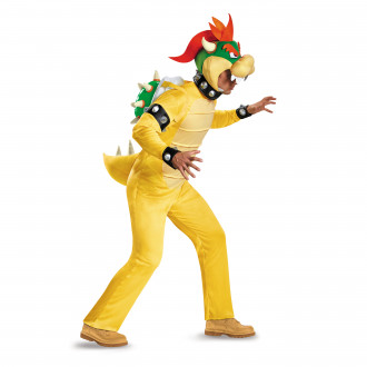 Super Mario Bowser Deluxe Adult Costume