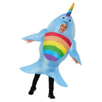Boys Giant Narwhal Inflatable Costume
