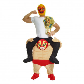 Wrestler Piggyback Costume